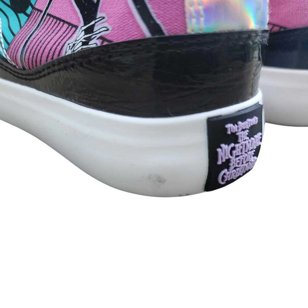 Disney Nightmare Before Christmas Sally Spiderweb High Top Sneakers Women’s Sz 6 - Picture 6 of 13